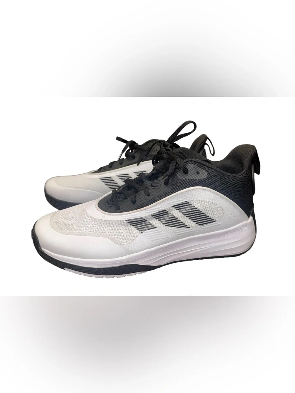 Adidas Men’s White and Black Athletic Shoe